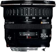 Detail review of Canon EF 20-35mm F3.5-4.5 USM lens for digital